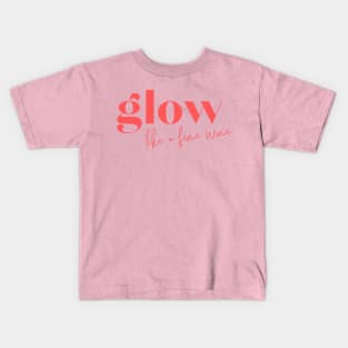 Glow like a fine wine Kids T-Shirt